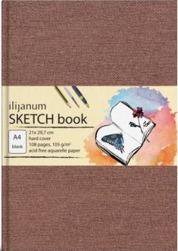 Ilijanum - Sketch Book Α4 21 x 29 cm 54 Φύλλα, Brown 498741