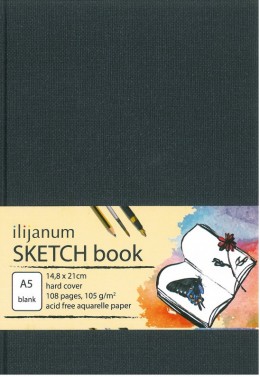 Ilijanum - Sketch Book Α5 14.8 x 21 cm 54 Φύλλα, Μπλε 498742