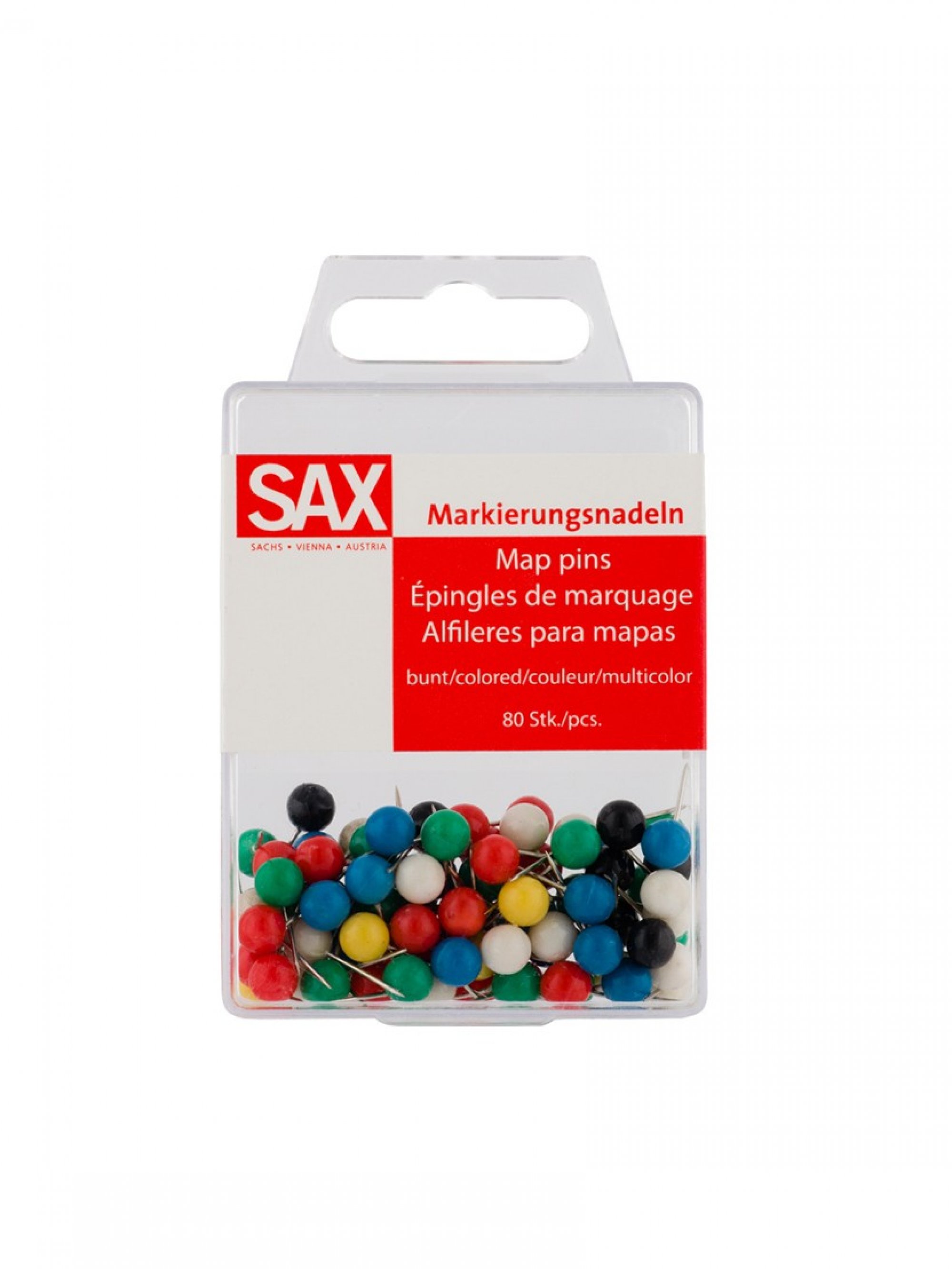 Sax - Καρφίτσες Με Κεφάλι 80 Τεμάχια 5-841-06