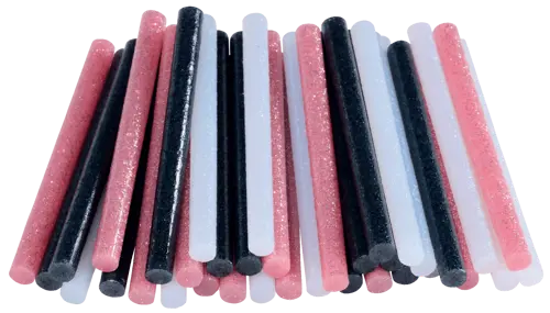 Rapid - Ράβδοι Σιλικόνης Μικροί, Glitter Color 7mm Σετ 36 Τεμ 5001422