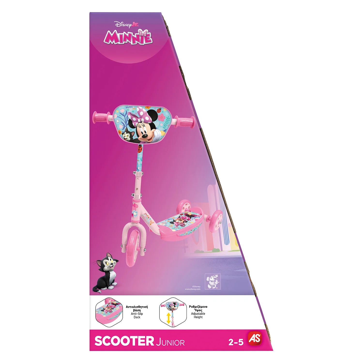 AS - Παιδικό Πατίνι Τρίτροχο Ροζ , Minnie 5004-50281