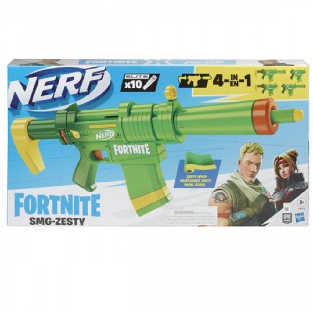 Hasbro Nerf - Fortnite, SMG Zesty F0319