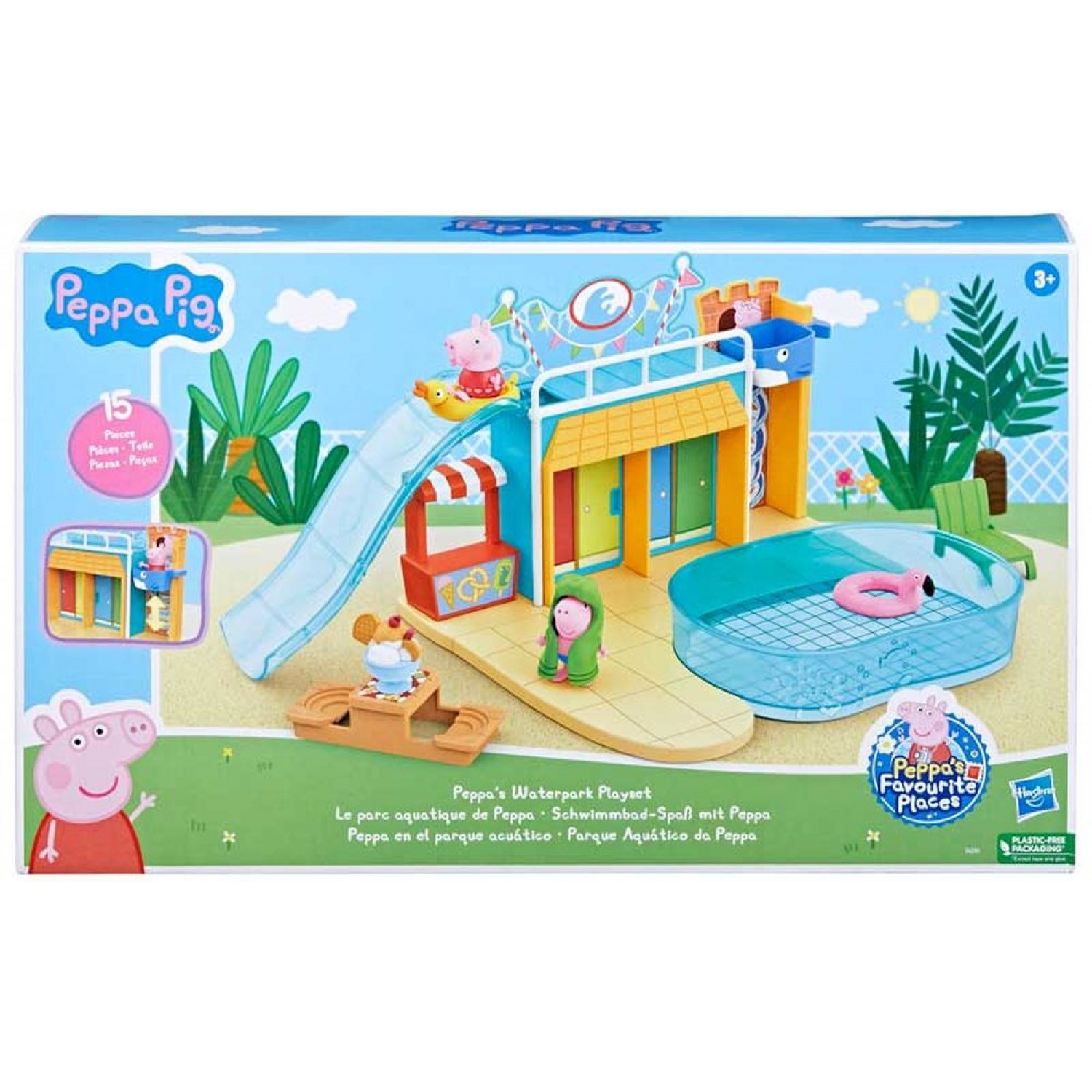 Hasbro - Peppa Pig, Peppas Waterpark Playset F6295