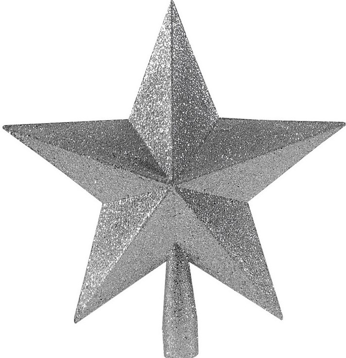 Lianos - Ασημί Πλαστική Χριστουγεννιάτικη Κορυφή Δέντρου Με Γκλίτερ 25cm 50187191 Lianos - Ασημί Πλαστική Χριστουγεννιάτικη Κορυφή Δέντρου Με Γκλίτερ 25cm 50187191