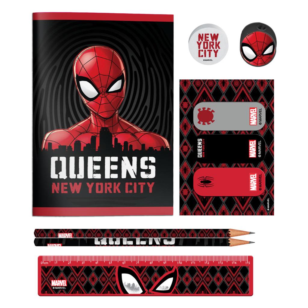 Diakakis - Σχολικό Σετ Σε Pvc Τσαντάκι, Spider-Man 508158