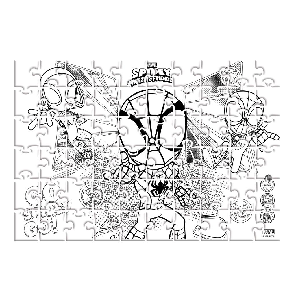 Luna – Puzzle σε Κύλινδρο , Marvel Spidey and his Amazing Friends 60τμχ 508689