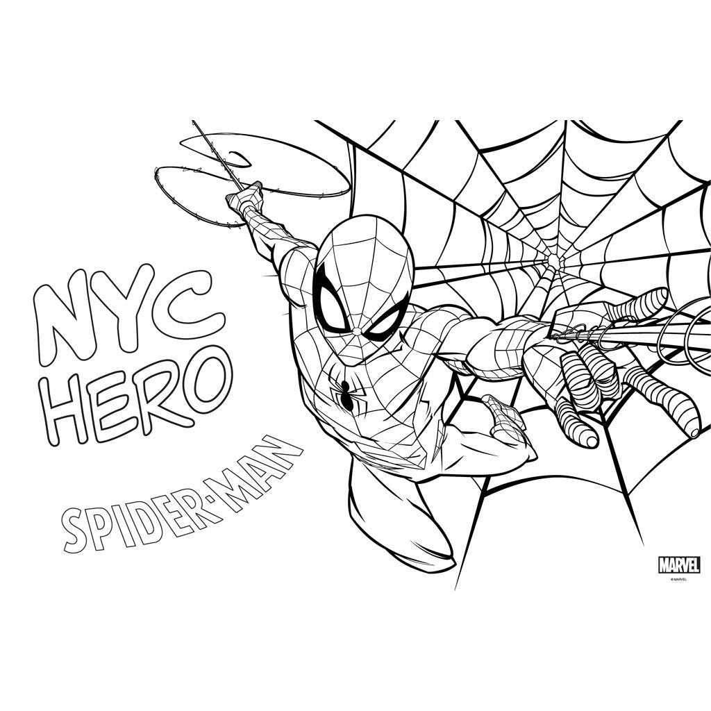 Diakakis - Μπλοκ Ζωγραφικής Spider-Man 40Φ 23x33cm 508768