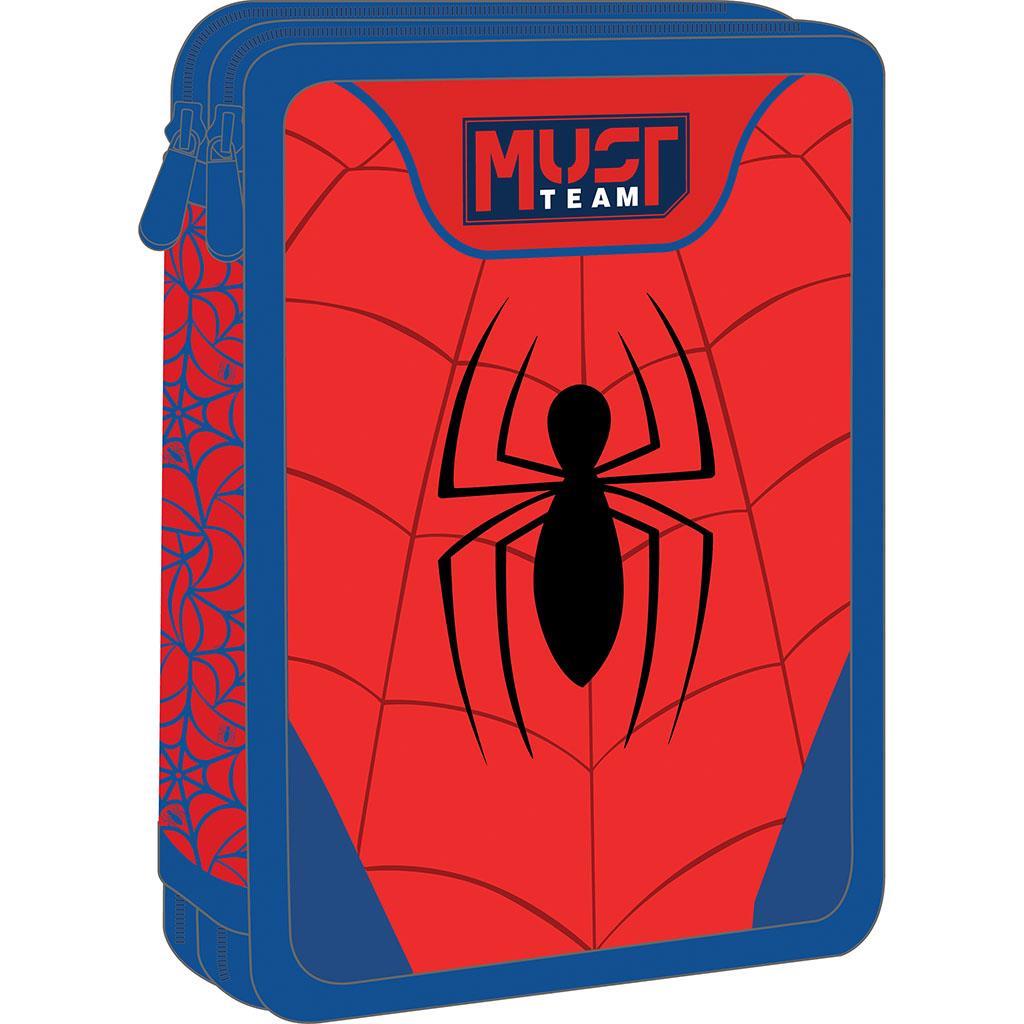 Diakakis - Κασετίνα Διπλή Γεμάτη Must, Spider-Man, Web 508823