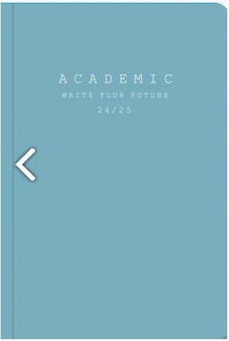 Adbook - Ακαδημαϊκό Ημερολόγιο, Ημερήσιο 2024-2025 Craft 14x21cm Cadet Blue HM-2414