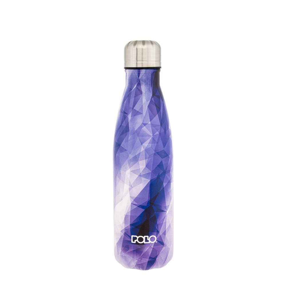 Polo - Παγούρι Ανοξείδωτο Θερμός , Shapes Ροζ-Μωβ 500ml 9-49-004-8338