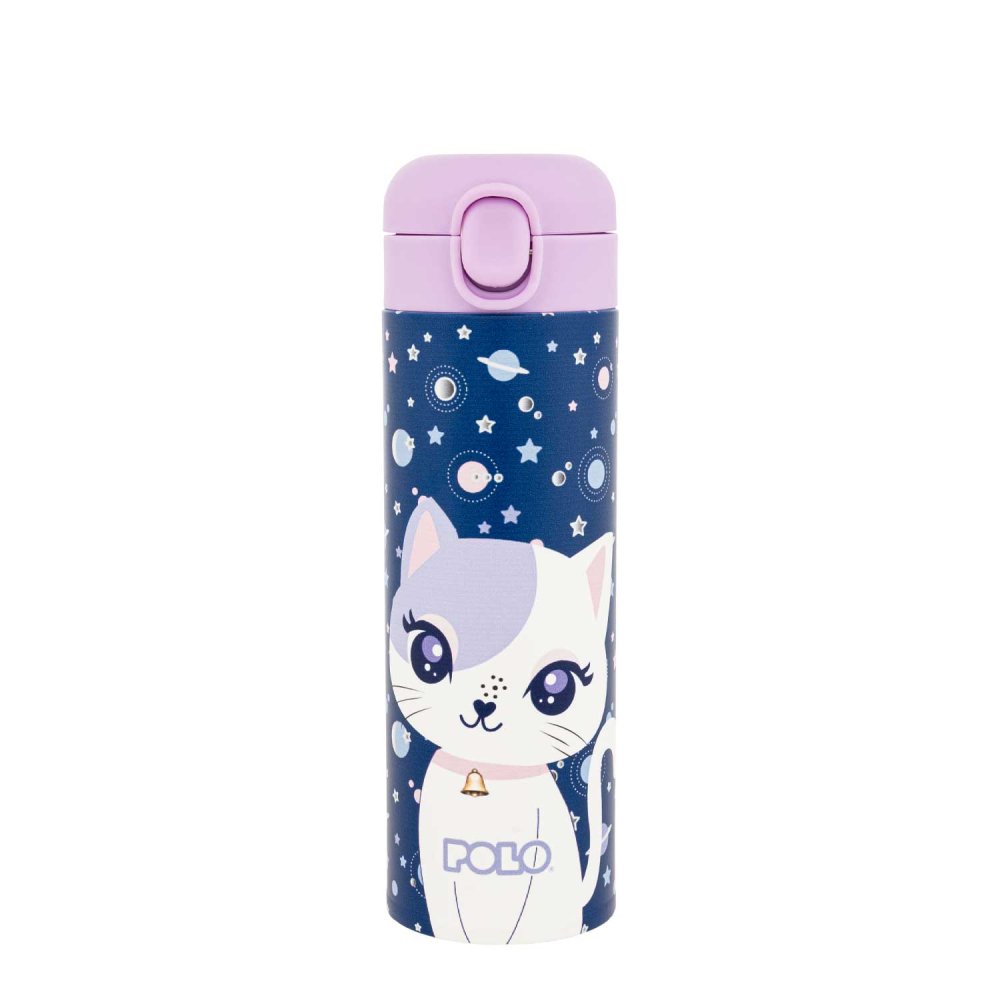 Polo - Παγούρι Ανοξείδωτο Θερμός , Junior Space Cat 500ml 9-49-005-8348 Polo - Παγούρι Ανοξείδωτο Θερμός , Junior Space Cat 500ml 9-49-005-8348