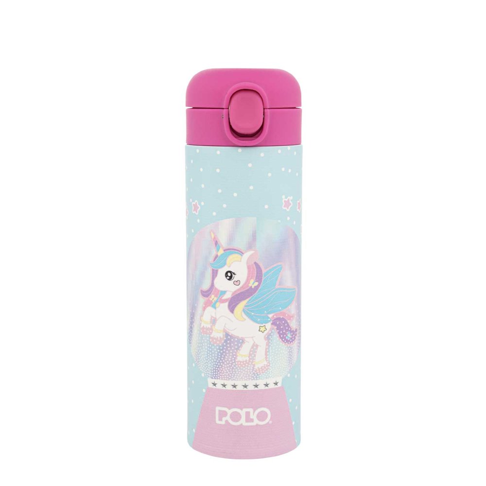 Polo - Παγούρι Ανοξείδωτο Θερμός , Junior Snowball Unicorn 500ml 9-49-005-8349