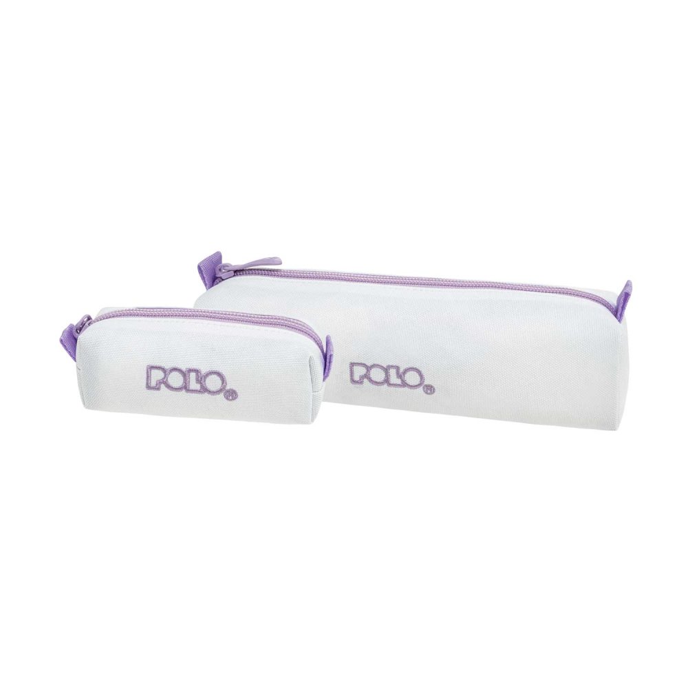 Polo – Κασετίνα Βαρελάκι Με Πορτοφολάκι Original, White/Lilac 2025 9-37-006-2545