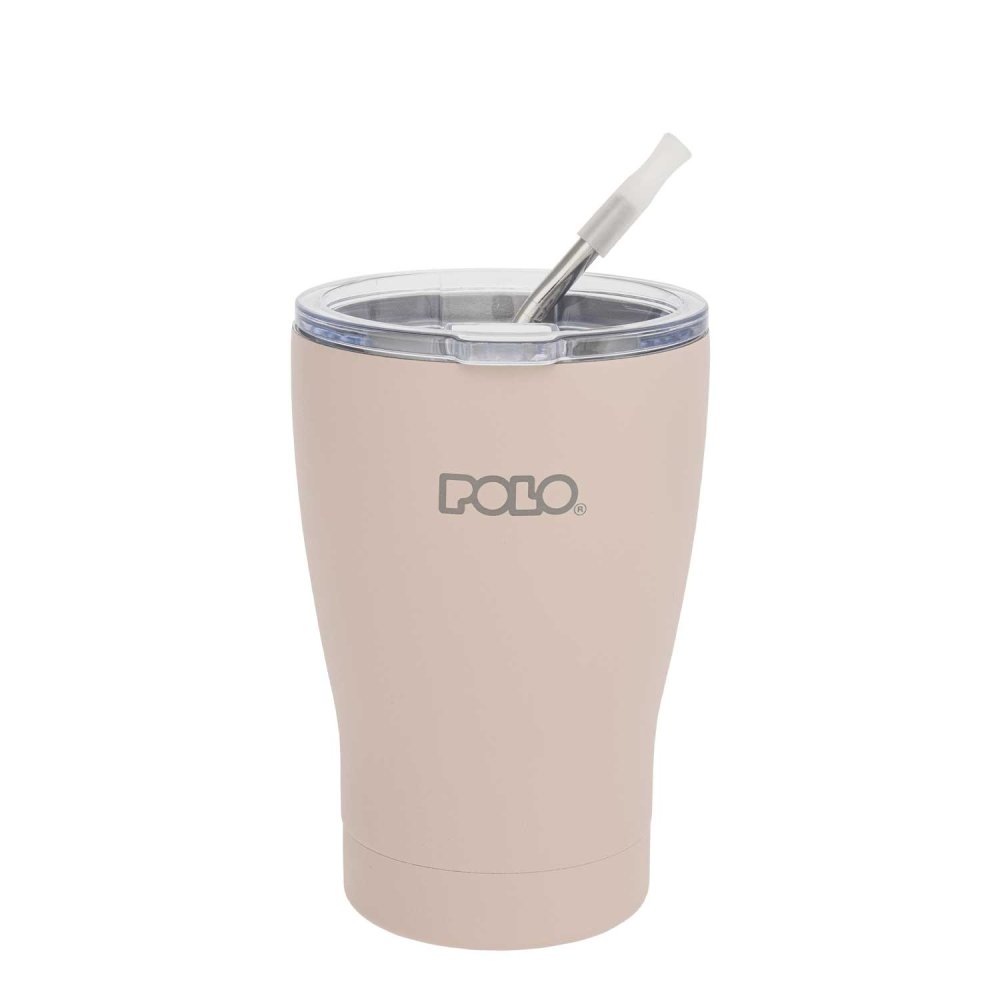 Polo - Ποτήρι Θερμός Ανοξείδωτο Coffee Mug, Light Pink 350ml 9-49-024-3800