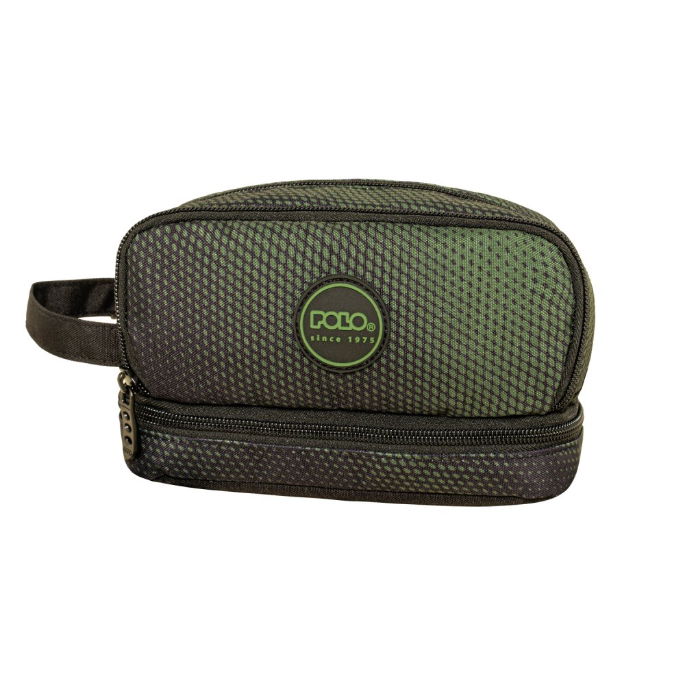 Polo – Κασετίνα Τριπλή Handle, Gradient Black-Green 2026 9-37-015-8418