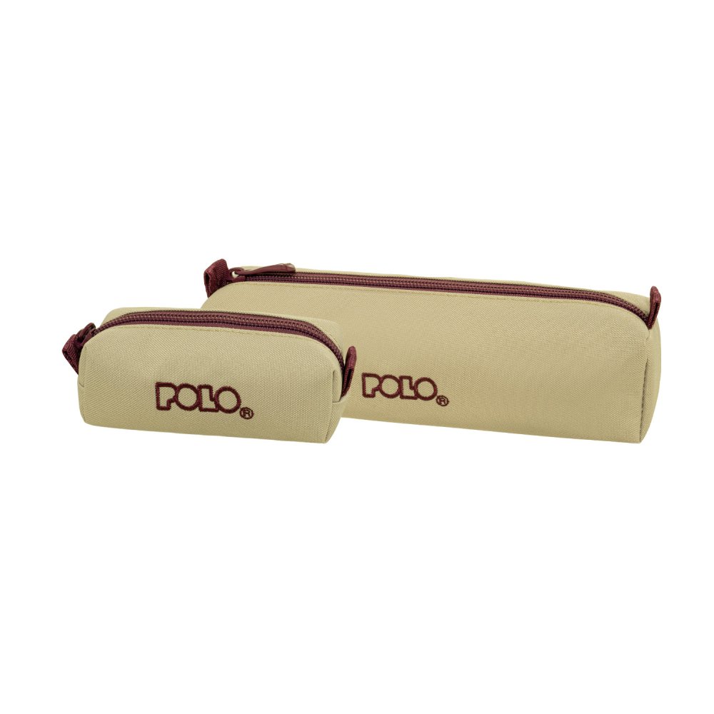 Polo – Κασετίνα Βαρελάκι Με Πορτοφολάκι Original, Beige-Βurgundy 2026 9-37-006-7432