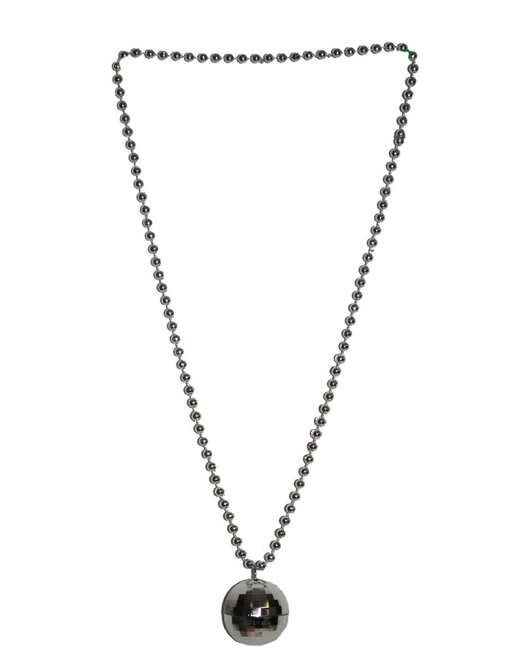 Funny Fashion - Κολιέ Ντισκομπάλα Ασημί 53722