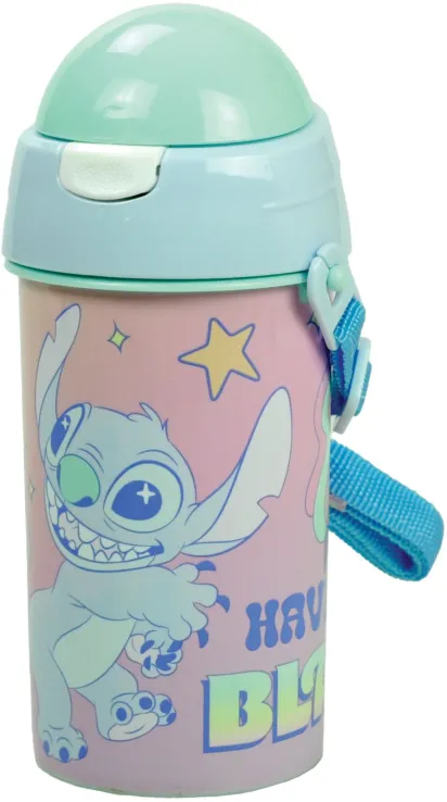 Gim - Παγούρι Πλαστικό, Lilo & Stitch 500ml-2 Σχέδια 552-04209 Gim - Παγούρι Πλαστικό, Lilo & Stitch 500ml-2 Σχέδια 552-04209