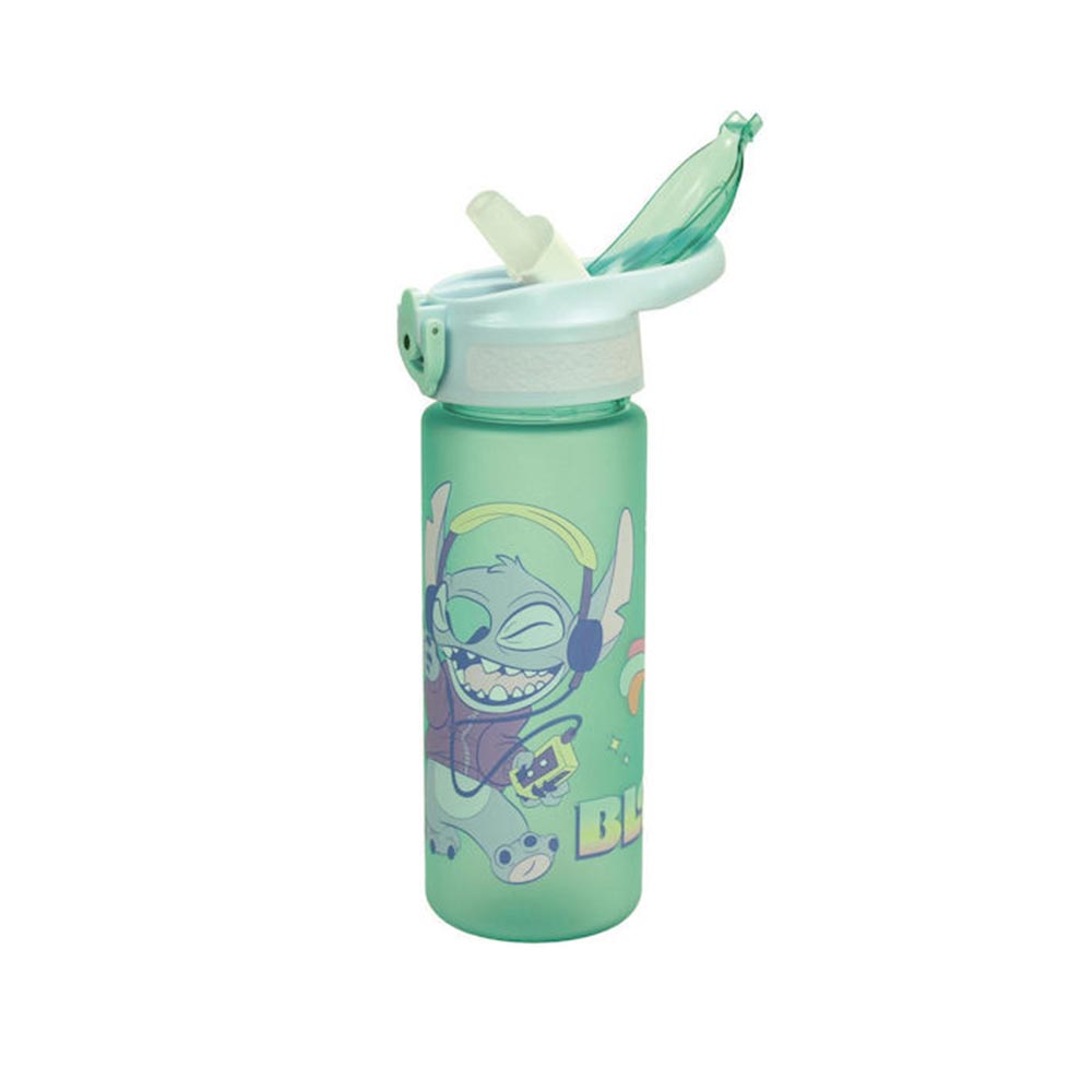 Gim - Παγούρι Πλαστικό PCTG Με Καλαμάκι, Stitch 600 ml 552-04217