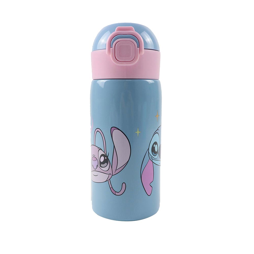 Gim - Παγούρι Ανοξείδωτο Με Καλαμάκι, Stitch 500 ml 552-05199