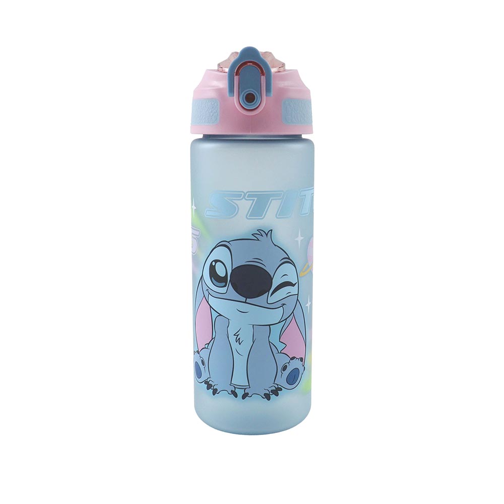 Gim - Παγούρι Πλαστικό PCTG Με Καλαμάκι, Stitch 600 ml 552-05217