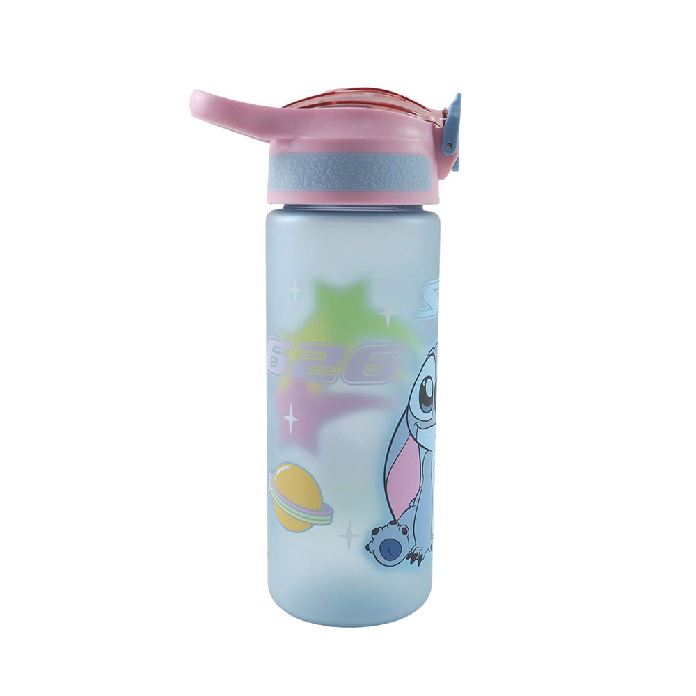 Gim - Παγούρι Πλαστικό PCTG Με Καλαμάκι, Stitch 600 ml 552-05217