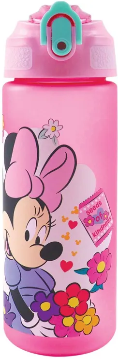 Gim - Παγούρι Πλαστικό PCTG Με Καλαμάκι, Minnie Mouse 600 ml 553-06217