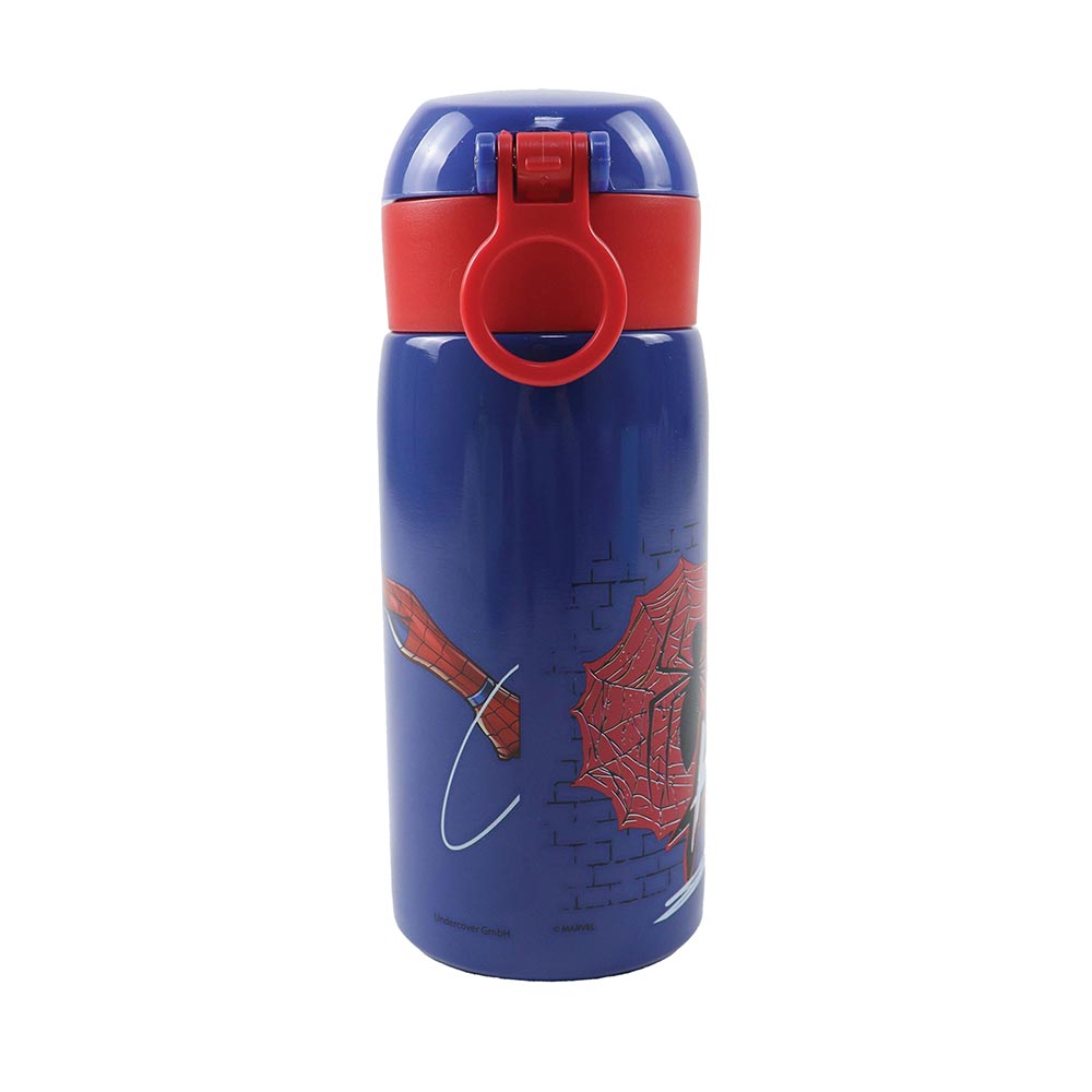 Gim - Παγούρι Ανοξείδωτο Με Καλαμάκι, Spider-Man 500 ml 557-02199