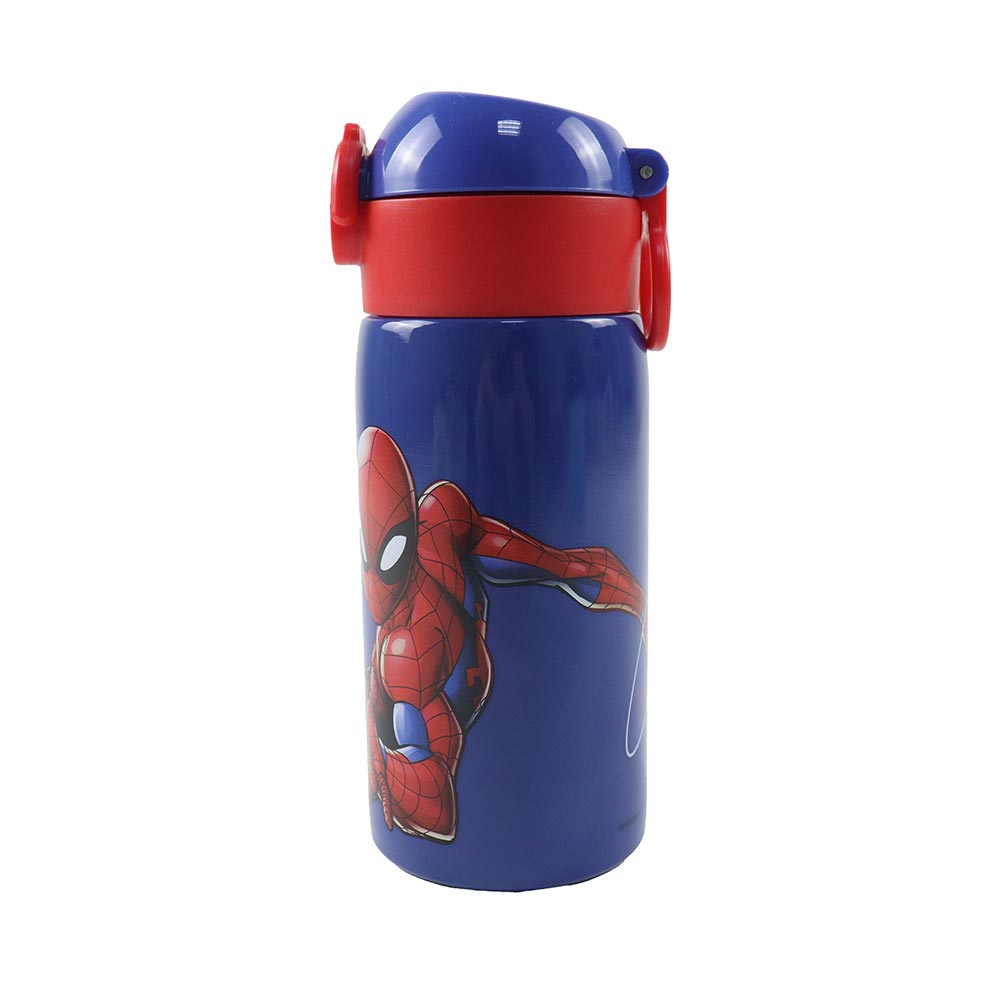 Gim - Παγούρι Ανοξείδωτο Με Καλαμάκι, Spider-Man 500 ml 557-02199
