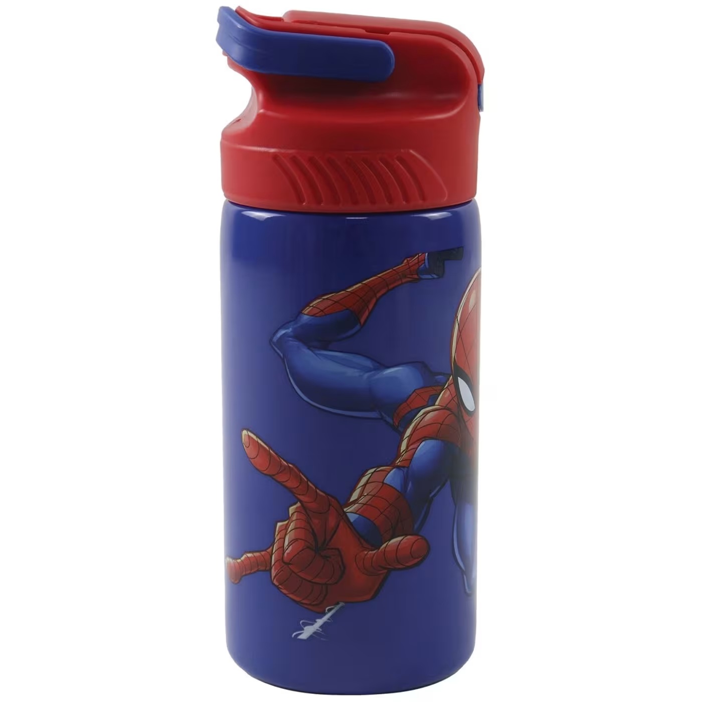 Gim - Παγούρι Ανοξείδωτο Με Καλαμάκι, Spider-Man 500 ml 557-02245