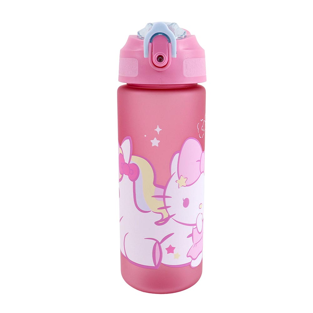 Gim - Παγούρι Πλαστικό PCTG Με Καλαμάκι, Hello Kitty 600 ml 557-96217