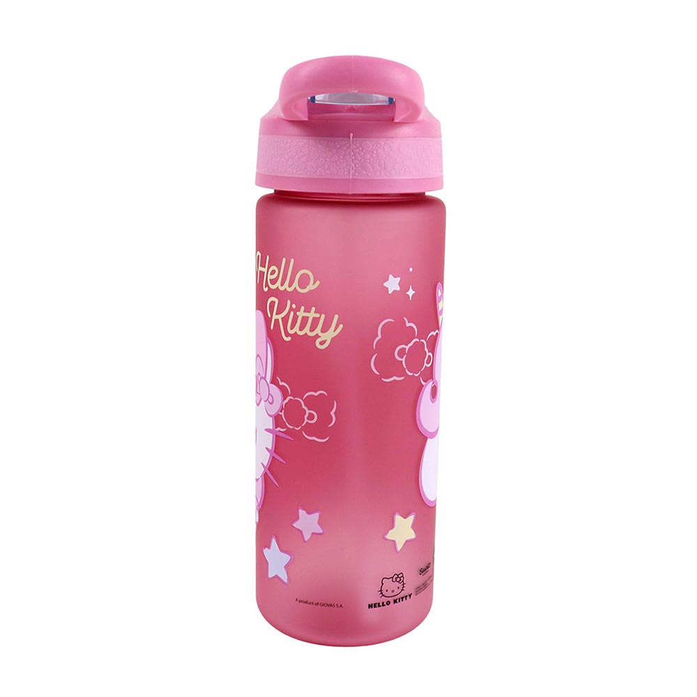 Gim - Παγούρι Πλαστικό PCTG Με Καλαμάκι, Hello Kitty 600 ml 557-96217
