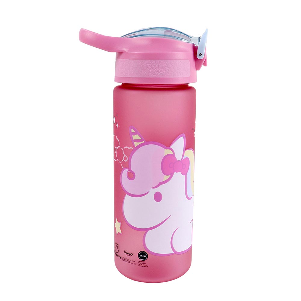 Gim - Παγούρι Πλαστικό PCTG Με Καλαμάκι, Hello Kitty 600 ml 557-96217