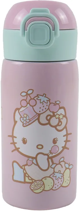 Gim - Παγούρι Ανοξείδωτο Με Καλαμάκι, Hello Kitty 500 ml 557-97199