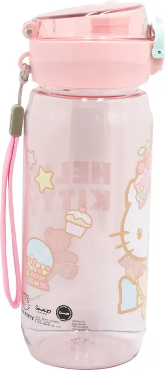 Gim - Παγούρι Πλαστικό Με Στόμιο, Hello Kitty 600ml 557-97219