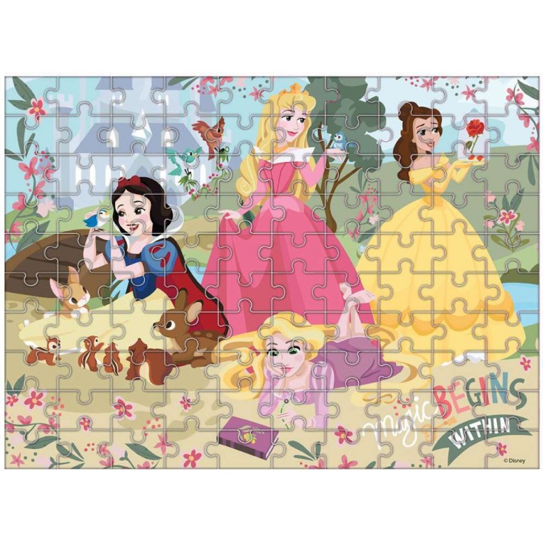 Luna - Puzzle Χρωματισμού 2 Όψεων Glow In The Dark Disney Princess 563998