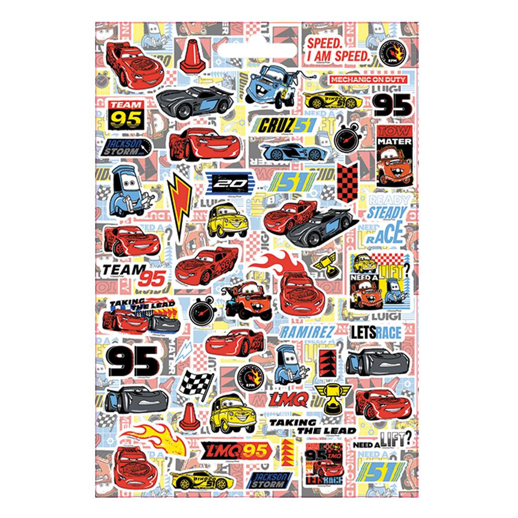 Diakakis - Αυτοκόλλητα Disney Cars, Μπλοκ 300 Τμχ 564544