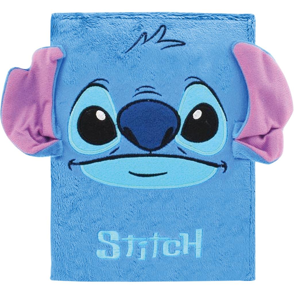 Diakakis - Σημειωματάριο Λούτρινο Με Στυλό Σετ, Lilo & Stitch 564853