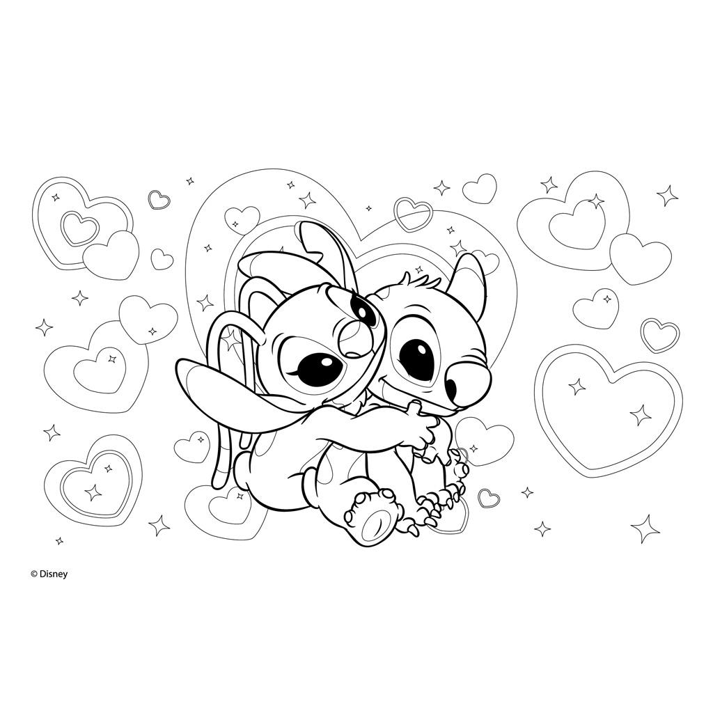 Diakakis - Μπλοκ Ζωγραφικής Disney Stitch 40Φ 23x33cm 564983