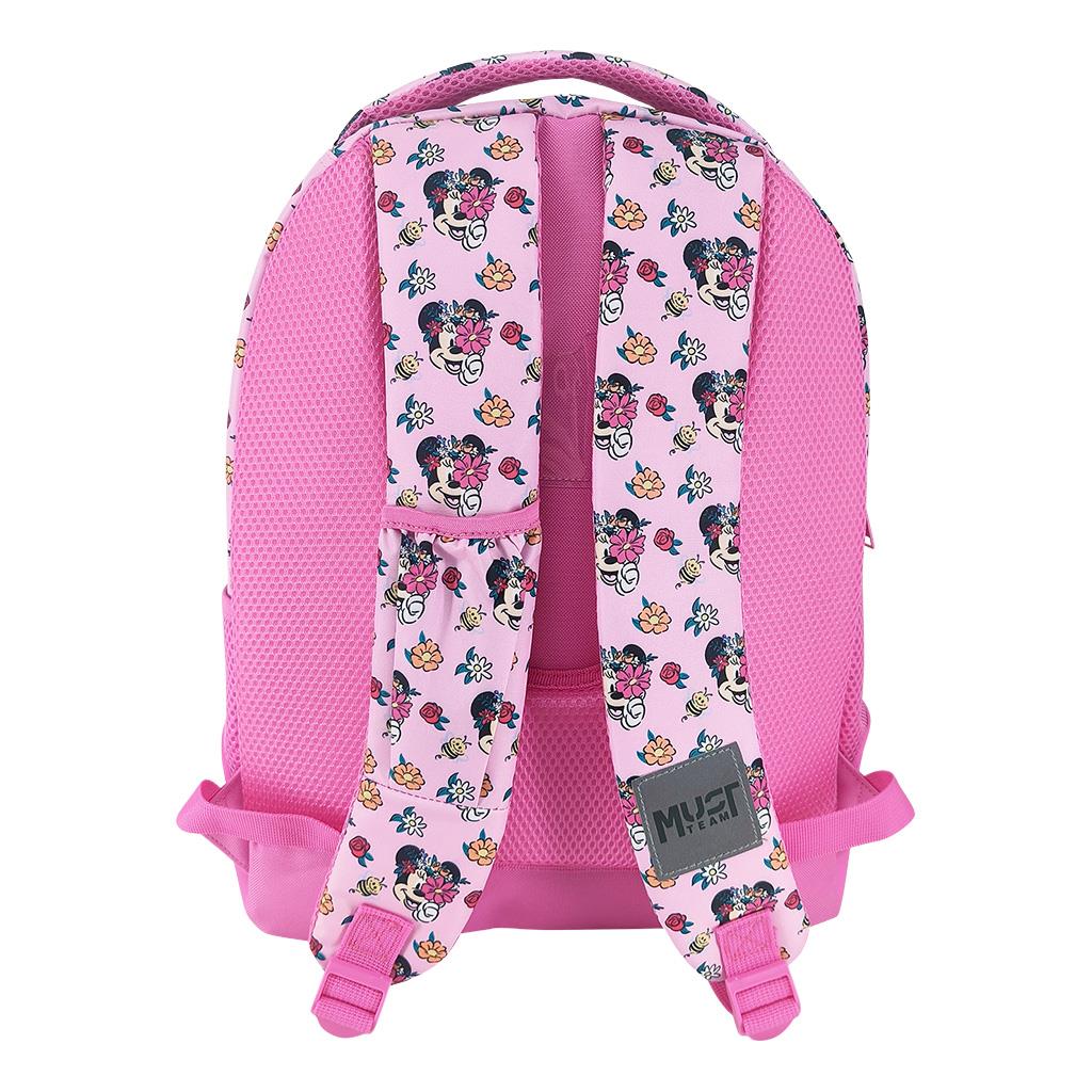 Diakakis - Τσάντα Πλάτης Δημοτικού Must 3 Θήκες, Disney Minnie Mouse, Flowers 565792
