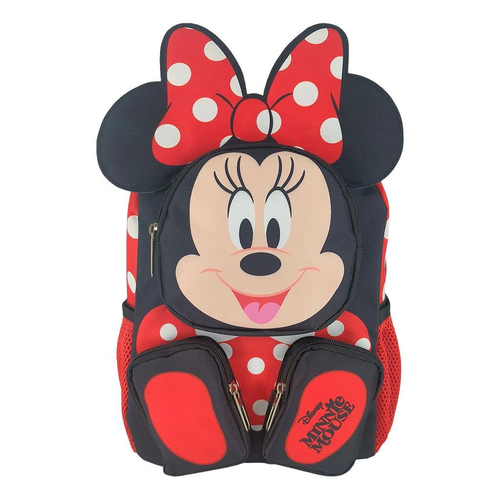 Diakakis – Τσάντα Πλάτης Νηπιαγωγείου Must Με 2 Θήκες, Minnie Mouse, Red Bow 565889