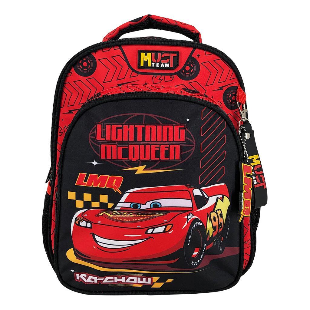 Diakakis – Τσάντα Πλάτης Νηπιαγωγείου Must 2 Θήκες, Disney Cars, Lightning Mcqueen Kachow 565896