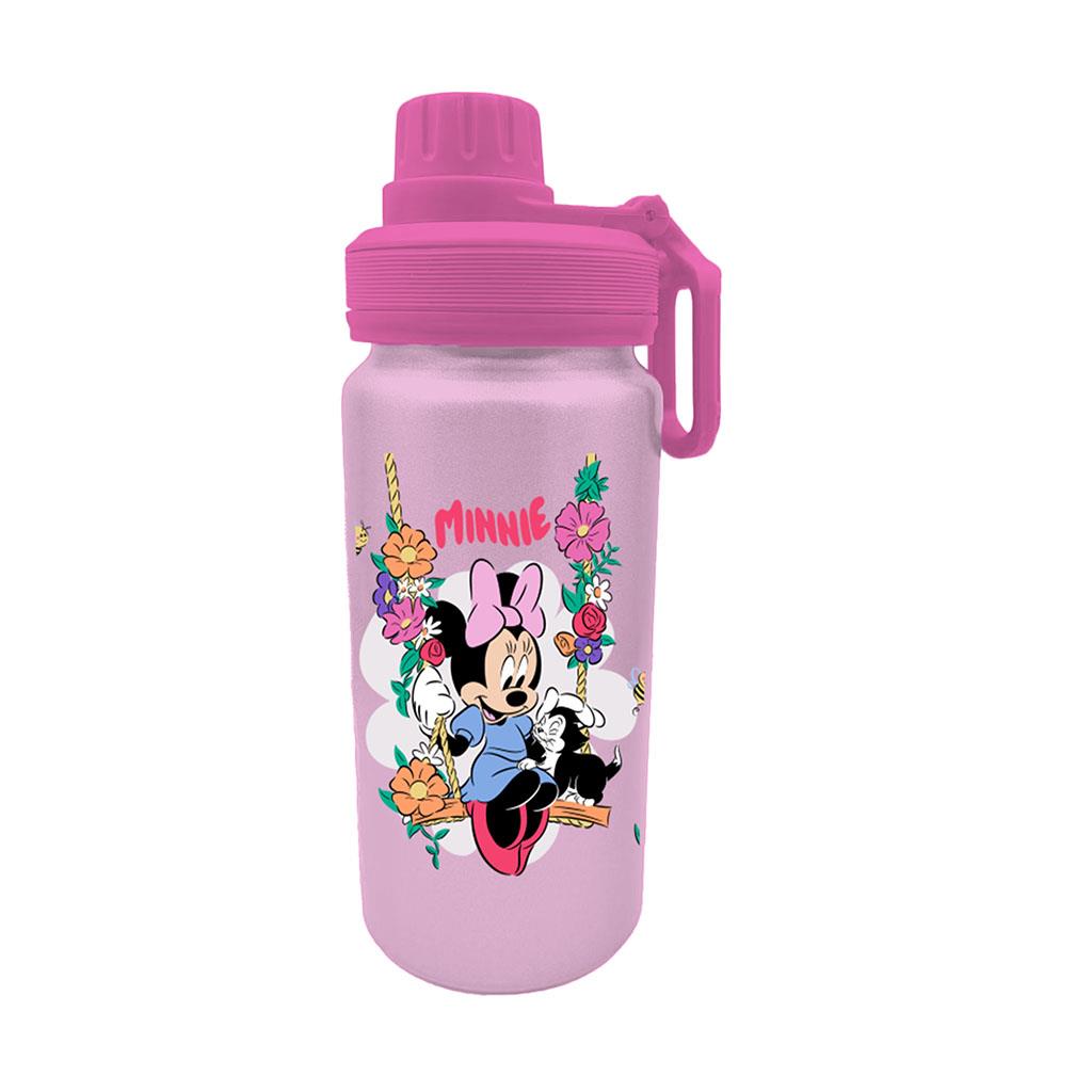 Diakakis - Σετ Φαγητοδοχείο PP 800ml Και Παγούρι Αλουμινίου 500ml, Minnie 565919