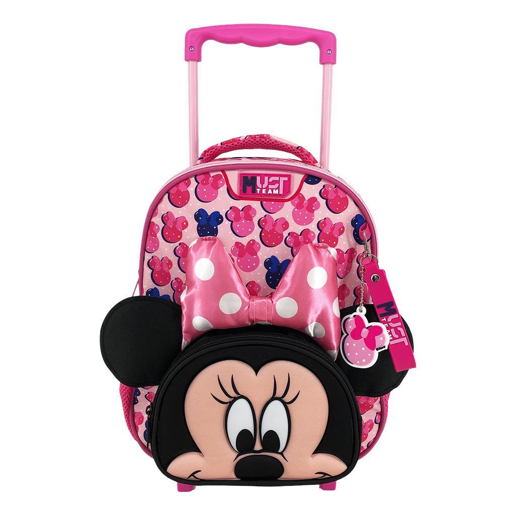 Diakakis – Τσάντα Τρόλεϊ Νηπιαγωγείου Must 2 Θήκες, Disney Minnie Mouse 565937