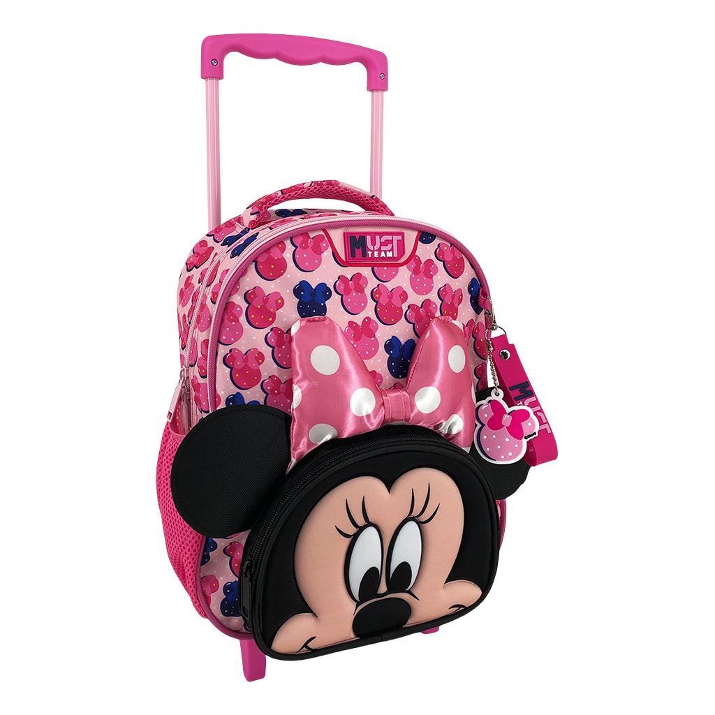 Diakakis – Τσάντα Τρόλεϊ Νηπιαγωγείου Must 2 Θήκες, Disney Minnie Mouse 565937