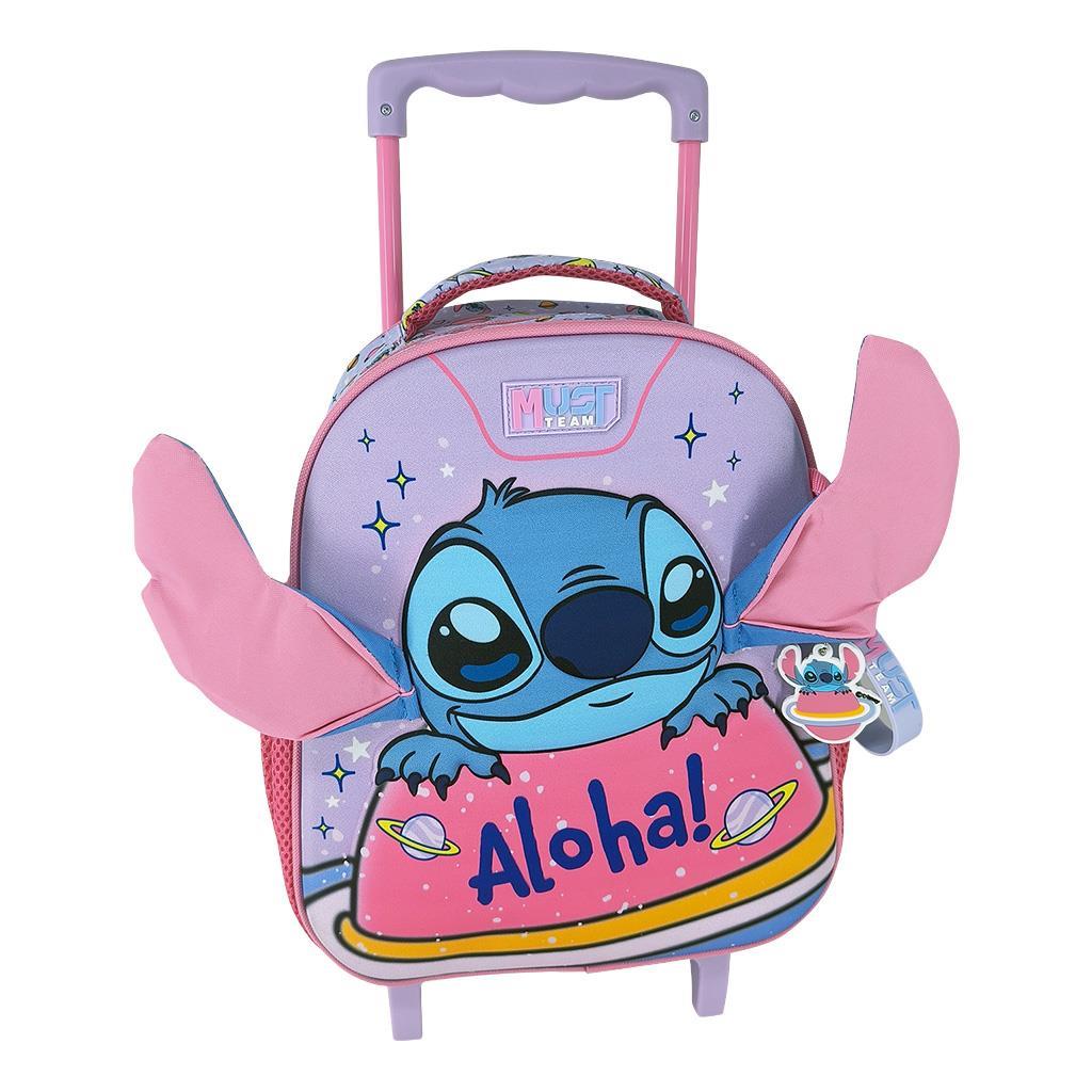Diakakis – Τσάντα Τρόλεϊ Νηπιαγωγείου Must 2 Θήκες, Disney Stitch Aloha 565939