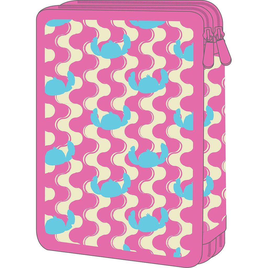 Diakakis - Κασετίνα Διπλή Γεμάτη Must, Stitch 565997