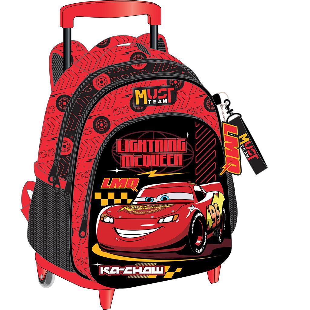 Diakakis – Τσάντα Τρόλεϊ Νηπιαγωγείου Must 2 Θήκες, Cars 566035