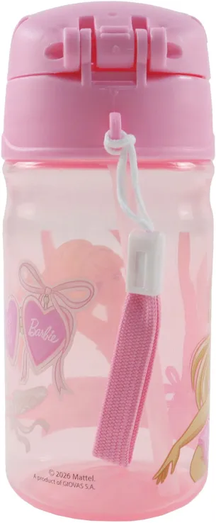 Gim - Παγούρι Πλαστικό, Barbie 350 ml 571-22204