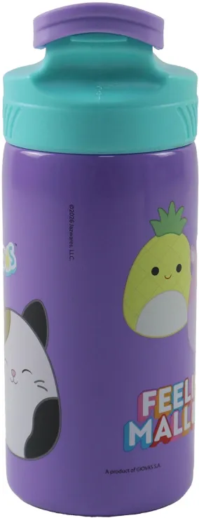 Gim - Παγούρι Ανοξείδωτο Με Καλαμάκι, Squishmallows 500 ml 574-20245